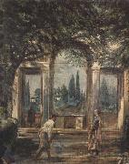 Diego Velazquez Villa Medici in Rome (Pavilion of Ariadne) (df01) France oil painting artist